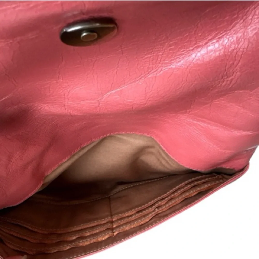 Hobo Lauren Wristlet Cherry Blossom Genuine Leather